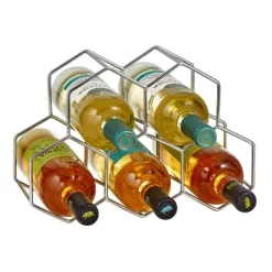 MDesign Honeycomb 5 Bottle Wine Rack For Kitchen Counter Or Fridge -Online Furniture Store GUEST 7f805c7c 52df 451a add9 12956fbd51fb