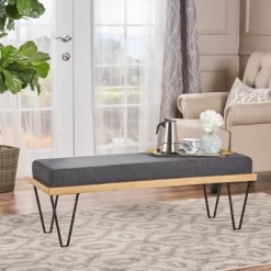 Elisha Industrial Modern Bench - Christopher Knight Home