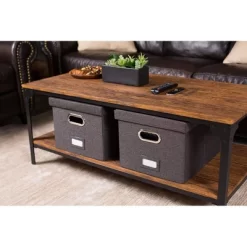 Internet's Best Collapsible File Box Storage Organizer With Lid - 1 Pack - Charcoal -Online Furniture Store GUEST 80558f1a 1f2b 4130 adeb f8f6b2b6ec30