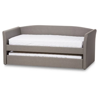 Twin Camino Modern And Contemporary Faux Leather Upholstered Daybed With Guest Trundle Bed - Baxton Studio 6 Twin Camino Modern And Contemporary Faux Leather Upholstered Daybed With Guest Trundle Bed - Baxton Studio - Image 6