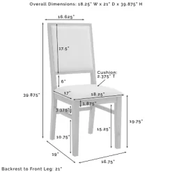 7pc Joanna Dining Set With 6 Upholstered Back Chairs Rustic Brown - Crosley 24 7pc Joanna Dining Set With 6 Upholstered Back Chairs Rustic Brown - Crosley -Online Furniture Store GUEST 81a32024 5937 49e5 8815 2def9ba6fe39