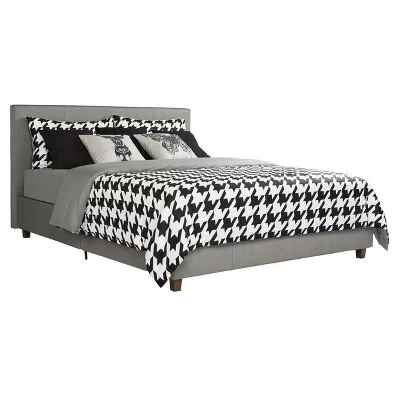 Full Melrose Upholstered Bed Gray - Room & Joy 1 Full Melrose Upholstered Bed Gray - Room & Joy