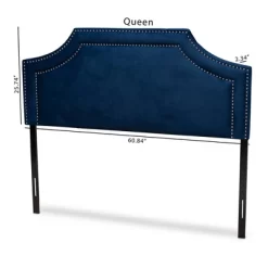 Avignon Velvet Headboard - Baxton Studio -Online Furniture Store GUEST 83d99941 ec55 48ba 8791 46a2b5695b44
