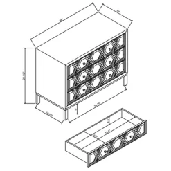 Matilda Console Cream - Powell Company -Online Furniture Store GUEST 847146f6 fbbd 4a0c b50d 7b9f44717d13