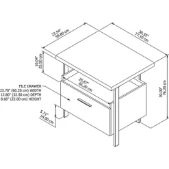 Architect 1 Drawer File Cabinet Modern Walnut - Bush Furniture -Online Furniture Store GUEST 849475f7 7caf 4696 9522 7aee86fe38b4