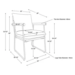 Cushioned Metal & Wood Accent Arm Chair - Cream/Black - Hearth & Hand™ With Magnolia -Online Furniture Store GUEST 84c70339 8fe6 4d7e 9c25 b29cf77d6a96