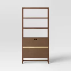 70.5" Warwick Storage Bookcase Brown - Threshold™ -Online Furniture Store GUEST 85980270 0fc8 4a5b ba6e e66fa9ae95c9