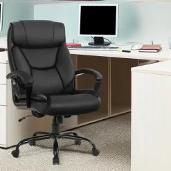 Costway Big & Tall 500lb Massage Office Chair E Xecutive PU Leather Computer Desk Chair -Online Furniture Store GUEST 85ff87f2 a3a9 41c7 b554 f43a78896d93