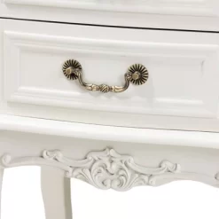 Amalie 2 Drawer Wood Nightstand White/Oak - Baxton Studio -Online Furniture Store GUEST 865e2ca5 f385 4fd7 8a8d db39c4ad5290