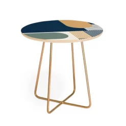 Sheila Wenzel-Ganny Cool Color Palette Pattern Side Round Table - Deny Designs -Online Furniture Store GUEST 86d84f1e 5fc3 45bd 9357 d20bd84cb83a