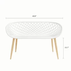 Kurv Bench White/Natural - Jamesdar -Online Furniture Store GUEST 88108c4e 9900 414c b928 7f40d3168057