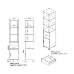 3pc Nanum Entertainment Console For TVs Up To 78" Reclaimed Oak - MiBasics -Online Furniture Store GUEST 89092c49 c049 41e8 9e33 a8511a6328f2