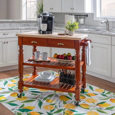 Barker Kitchen Cart And Islands - Linon 1 Barker Kitchen Cart And Islands - Linon