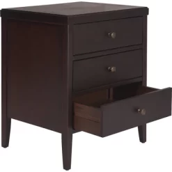 Finley Solid Wood 3 Drawer Nightstand - ClickDecor -Online Furniture Store GUEST 8a06a5f5 8955 42d2 89b0 a858443a9adc