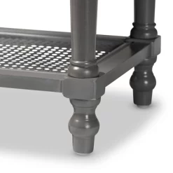 Sheldon Vintage Wood 1 Drawer Nightstand Gray - Baxton Studio -Online Furniture Store GUEST 8a5a54eb 5dad 47f0 a0f4 ac790acffdd9