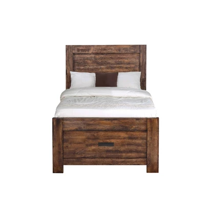 Wren Platform Storage Bed Chestnut - Picket House Furnishings 12 Wren Platform Storage Bed Chestnut - Picket House Furnishings - Image 12
