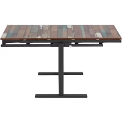 55 Downing Street Distressed Walnut Convertible Bookshelf Dining Table -Online Furniture Store GUEST 8a9bd496 6416 4ac7 ac34 c27b4a46d5fa