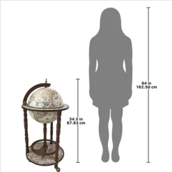 Design Toscano Sixteenth Century Crema Durata Replica Globe Bar Cabinet -Online Furniture Store GUEST 8b23bc14 f1d5 4577 a796 b8f97fa0e6ff