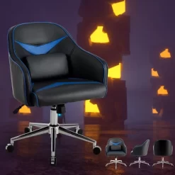 Costway Office Chair Swivel Adjustable Height W/ Massage Lumbar Support Blue 13 Costway Office Chair Swivel Adjustable Height W/ Massage Lumbar Support Blue -Online Furniture Store GUEST 8b6cd160 2b59 4bc1 9237 89102d4ef201