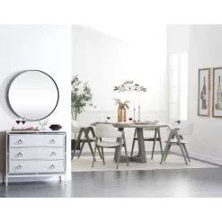 Glam Painted Wood And Mirror Chest White - Olivia & May -Online Furniture Store GUEST 8bf8b4ee 8dc2 4ae7 a8f0 b5ace0834f80