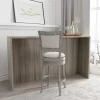 Lockefield Wood Bar Height Swivel Barstool - Hillsdale Furniture