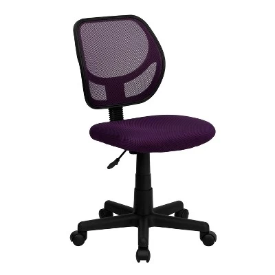 Emma And Oliver Mid-Back Mesh Swivel Task Office Chair With Curved Square Back 11 Emma And Oliver Mid-Back Mesh Swivel Task Office Chair With Curved Square Back - Image 11