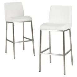 30" Vasos Bonded Leather Barstool Set 2ct - Christopher Knight Home -Online Furniture Store GUEST 8e33dab8 471c 4dbc 87e7 e90d14d45927