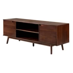Solid Wood Mid-Century Modern TV Stand For TVs Up To 80" - Saracina Home -Online Furniture Store GUEST 8e79d6b8 8dd2 4a61 a818 5cca332ec6d2