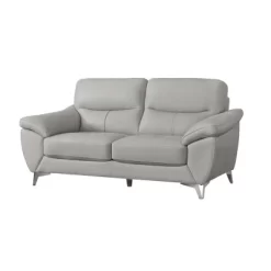 Valier Top Grain Leather Loveseat - Abbyson Living -Online Furniture Store GUEST 9029baaa 3eb3 4358 ab0b 045a97bcec6a