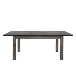 6pc Grayson Extendable Dining Table With Padded Seats Gray Oak - Picket House Furnishings