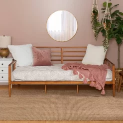 Online Furniture Store 53 Mid Century Modern Solid Wood Spindle Daybed - Saracina Home