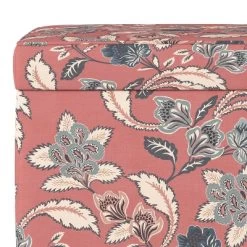 Storage Ottomans Faded Red Floral - Skyline Furniture -Online Furniture Store GUEST 919ca493 7187 43d8 890f ffd05babb179