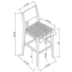Set Of 2 Clara Barstools Natural - Powell Company -Online Furniture Store GUEST 94b1c43d c218 4848 b815 cd7acb35b065
