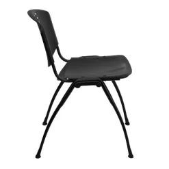 Flash Furniture HERCULES Series 880 Lb. Capacity Black Plastic Stack Chair With Oval Cutout Back And Black Frame 15 Flash Furniture HERCULES Series 880 Lb. Capacity Black Plastic Stack Chair With Oval Cutout Back And Black Frame -Online Furniture Store GUEST 94e0efde caa8 47ed 84ad 9ce5841bea37