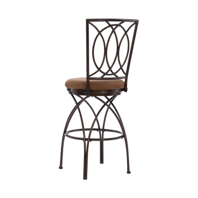 30" Dana Big And Tall Metal Crossed Legs Barstool - Powell Company 4 30" Dana Big And Tall Metal Crossed Legs Barstool - Powell Company - Image 4