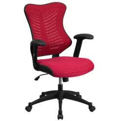 Flash Furniture High Back Designer Mesh Executive Swivel Ergonomic Office Chair With Adjustable Arms 29 Flash Furniture High Back Designer Mesh Executive Swivel Ergonomic Office Chair With Adjustable Arms -Online Furniture Store GUEST 9670f7cb 9dab 4820 8ecb b766b7bdc684
