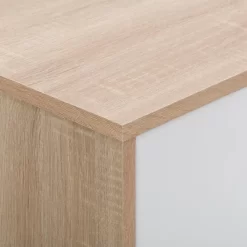 Hollywood Wood Grain TV Stand For TVs Up To 55" With Doors White And Brown - CorLiving -Online Furniture Store GUEST 968cc0a5 6757 410f a766 a78d6a47e940