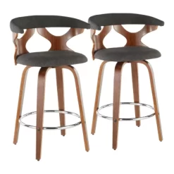 Set Of 2 Gardenia Upholstered Counter Height Barstools - Lumisource 28 Set Of 2 Gardenia Upholstered Counter Height Barstools - Lumisource -Online Furniture Store GUEST 98205155 9df7 44cf 831d 915f4fb2d9d6
