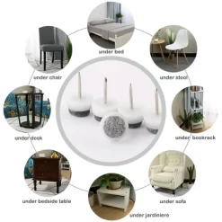 Unique Bargains Nail On Felt Furniture Table Chair Leg Pads 27mm/1" Pack Of 30 -Online Furniture Store GUEST 98ed742d 7e16 4002 b3d1 84205a3751f4