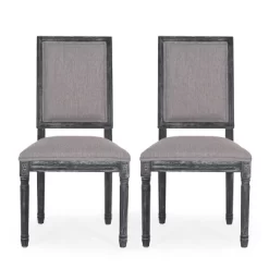 2pk Regina French Country Wood Upholstered Dining Chairs - Christopher Knight Home -Online Furniture Store GUEST 9ca68043 84c6 4e36 8d20 107a7e9c634b