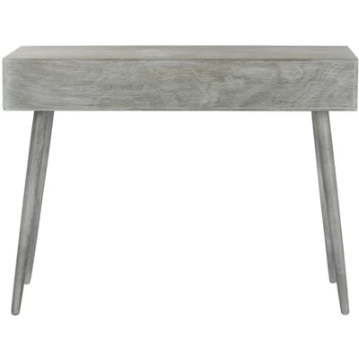 Albus 3 Drawer Console Table- Slate Grey - Safavieh 4 Albus 3 Drawer Console Table- Slate Grey - Safavieh - Image 4