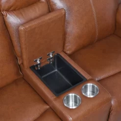 Natalia Power Loveseat Console Recliner Caramel Leather - Steve Silver Co. 27 Natalia Power Loveseat Console Recliner Caramel Leather - Steve Silver Co. -Online Furniture Store GUEST 9e1d1647 0460 42f4 8d28 705f7d74d255