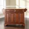 Lafayette Wood Top Full Size Kitchen Island/Cart Cherry/Natural - Crosley