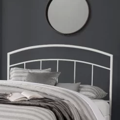 Queen Julien Metal Headboard And Footboard White - Hillsdale Furniture