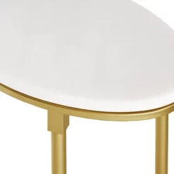 Bordeaux End Table White/Gold -Online Furniture Store GUEST 9f7c4e54 48f7 48f4 a5be 014c71174af1