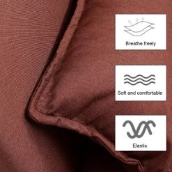 Costway Convertible Sofa Bed Folding Arm Chair Sleeper Leisure Recliner-Brown -Online Furniture Store GUEST 9fd50761 5818 493e b04c 5c5896f33ec8