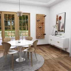 Rustic Wood Wall Wine Rack Brown - Olivia & May -Online Furniture Store GUEST a25bbd71 ba07 4351 ae32 316f2fbfacbe