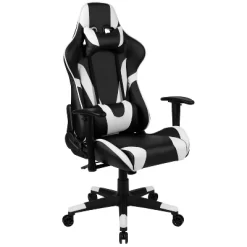 Flash Furniture Gaming Desk And Reclining Gaming Chair Set With Cup Holder, Headphone Hook & 2 Wire Management Holes -Online Furniture Store GUEST a30a4efb 7d06 41cb a045 9c47ade99957