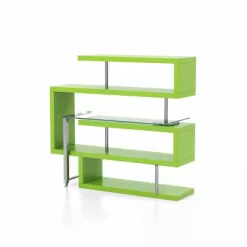 54.5" Rycel Modular L-Shape Bookshelf Desk Green - MiBasics -Online Furniture Store GUEST a4627e06 d60c 4623 b39f 3994df39e015