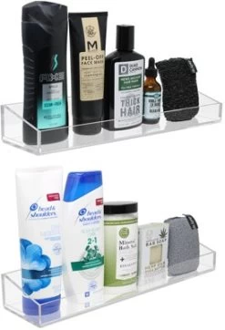 Sorbus Wall Mounted Acrylic Floating Display Shelves -Online Furniture Store GUEST a5504b10 25d6 4169 b125 fe4b90826afa